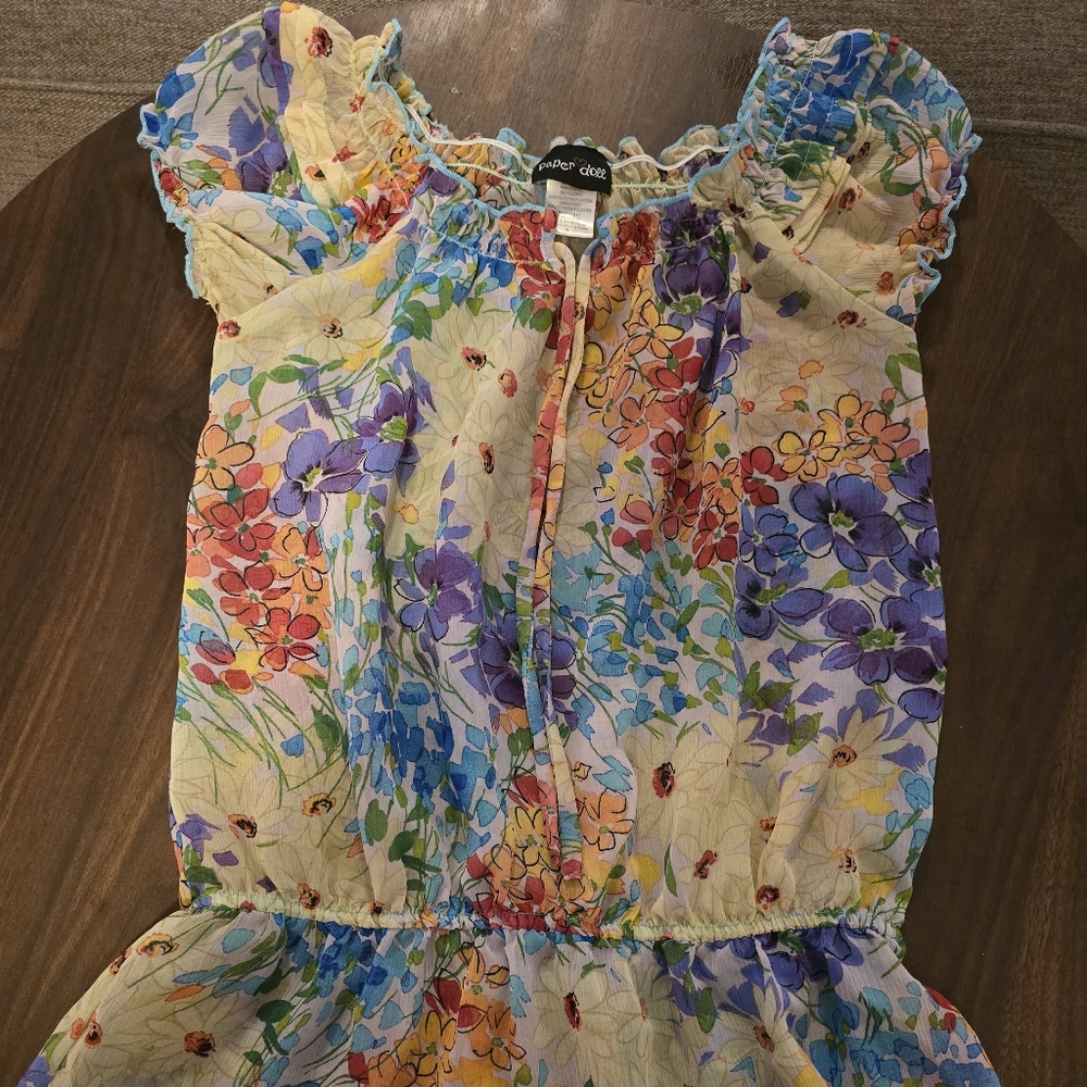 Paper Doll Multicolor Floral Top